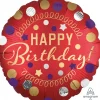 Folieballon Standard Satin Red Satin Party