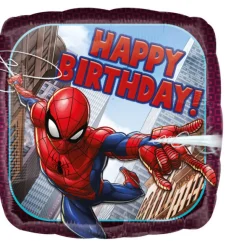 Folieballon Standard Spiderman Happy Birthday