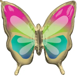 Folieballon SuperShape Beautiful Tropical Butterfly