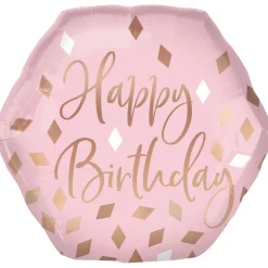 Folieballon SuperShape Blush Birthday