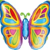 Folieballon SuperShape Bright Butterfly