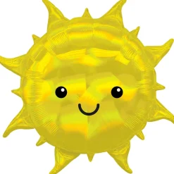 Folieballon SuperShape Iridescent Sun