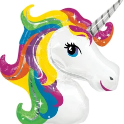 Folieballon SuperShape Rainbow Unicorn
