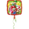 Folieballon Vierkant Mario Bros