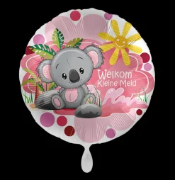 Folieballon welkom kleine jongen - meisje