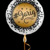 Folieballon #Jarig