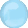 Folieballon Orbz Pastel Blue