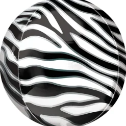 Folieballon Orbz Safari Zebra