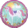 Folieballon Standard Holographic Magical Unicorn