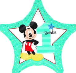 Folieballon Standard Mickey 1st Birthday