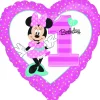 Folieballon Standard Minnie 1st Birthday
