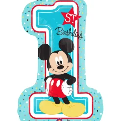 Folieballon SuperShape Mickey 1st Birthday