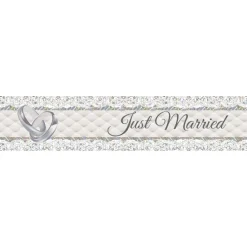 Foliebanner Just Married 2.6mtrx19c