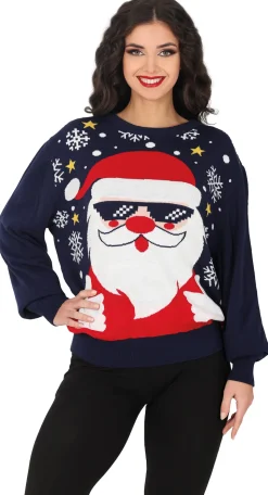 Foute Kerst trui Thumbs Up Dames