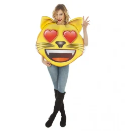 Funkostuum Emoticon Cat Hearts