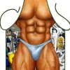 Funschort Body builder