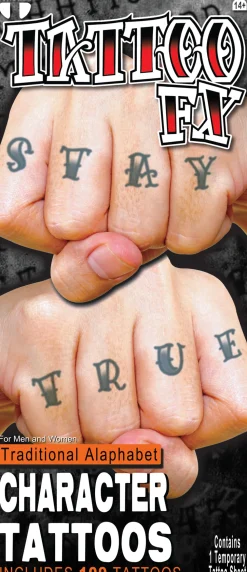 FX Tattoos Alphabeth