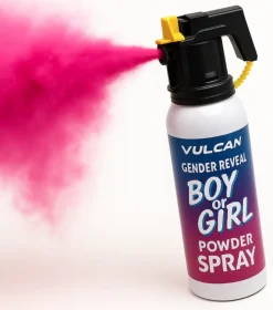 Gender reveal brandblusser