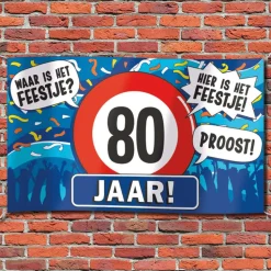Gevel vlag - 80 jaar