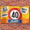 Gevel vlag - 40 jaar