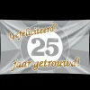 Gevel vlag - 25 jaar getrouwd