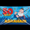 Gevel vlag - Abraham cartoon