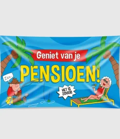 Gevel vlag - pensioen
