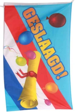 Gevelvlag geslaagd 90x150 cm