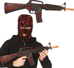 Geweer met bloed 59cm