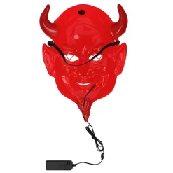 Gezichtsmasker Duivel met LED
