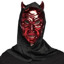 Gezichtsmasker Verblindende duivel met kap
