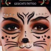 Gezicht stickers Kat