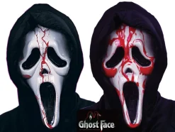 Ghost Face masker met nepbloed en pomp