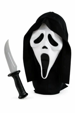 Ghost Face setje masker en mes
