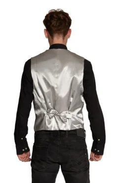 Gilet Pailletten met strik Basic