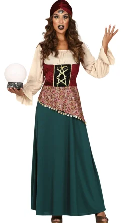 Gipsy waarzegster kostuum dames