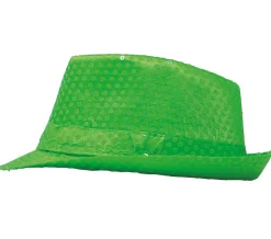 Gleufhoedje neon pailletten
