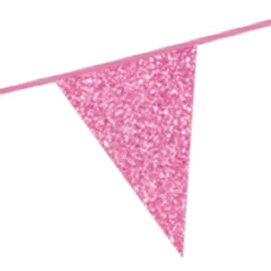 Glitter vlaggenlijn papier 6m