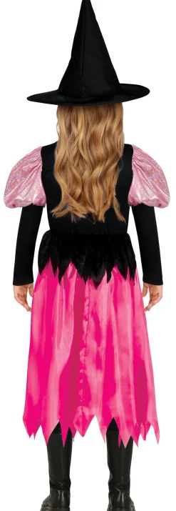 Glitter heks kostuum voor meisjes