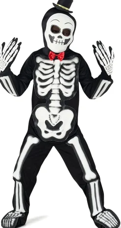 Glow in the dark skelet kinderen