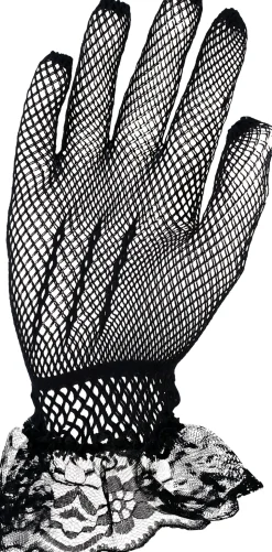 Gothic handschoenen met kant
