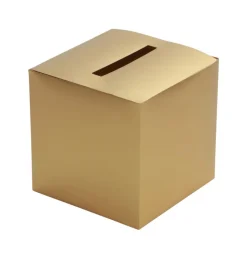 Gouden Cadeaubox voor Bruiloft & Feest 23x23x23cm