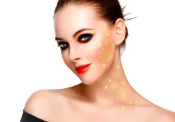Gouden plaktattoos Spinnen