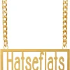 Gouden ketting Hatseflats
