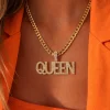 Gouden ketting Queen