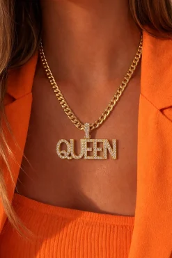 Gouden ketting Queen