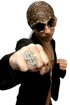 Gouden ring Dollar Diamond