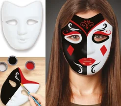 Grimeermasker wit