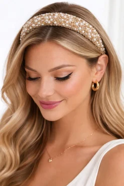 Haarband Glitter Pearls