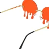 Halloween bril Blood Drops